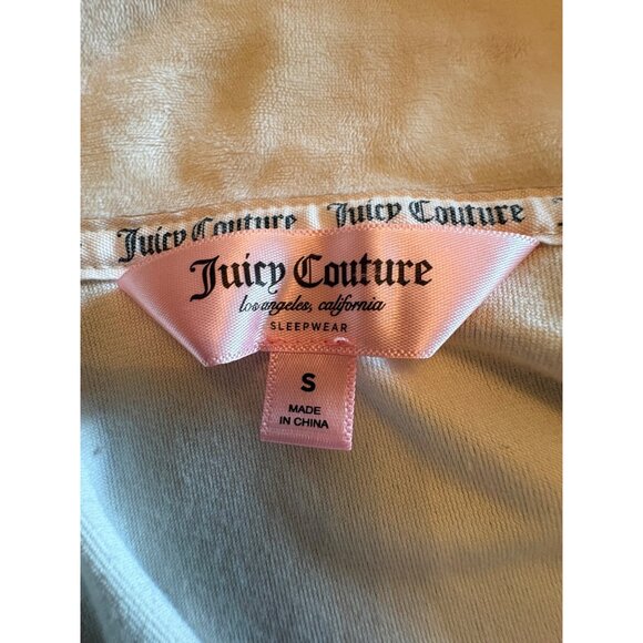 2 piece Juicy Couture Small Pajamas With Rhinestone Logo Soft Cozy Lounge Wear - Picture 14 of 14
